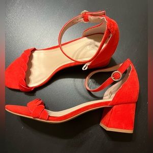 H&M- Heeled Sandals, Used once. Like new. Excellent condition🛍️